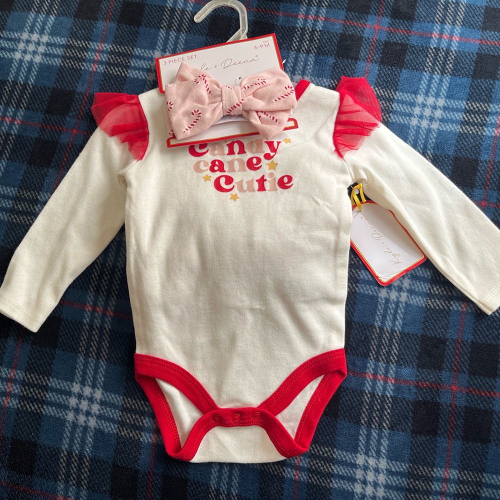 Candy Cane Cutie Kids Matching Set